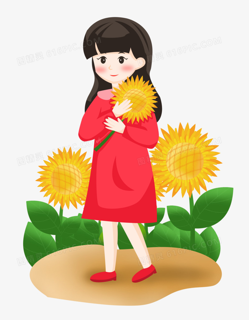 向日葵动漫少女怎么画_向日葵动漫少女画画教程_向日葵少女动漫