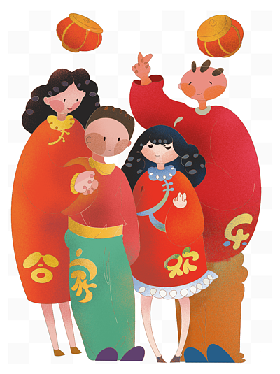 动画全家福图片大全_动画版全家福图片_动画大全全家福图片高清